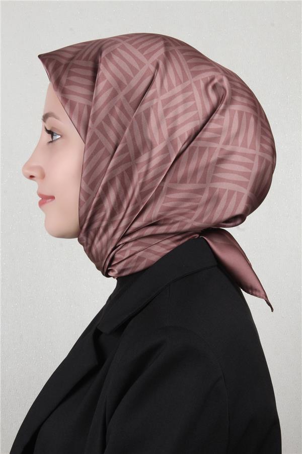 Luxer Eşarp 4116- Acı Kahve