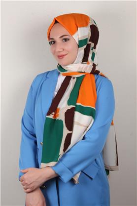 Medine Desenli Şal 2423-1