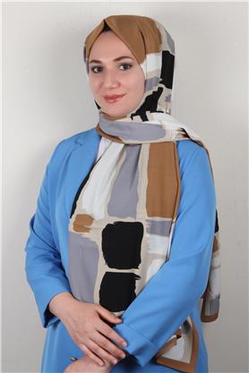 Medine Desenli Şal 2423-3 