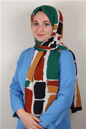 Medine Desenli Şal 2423-7