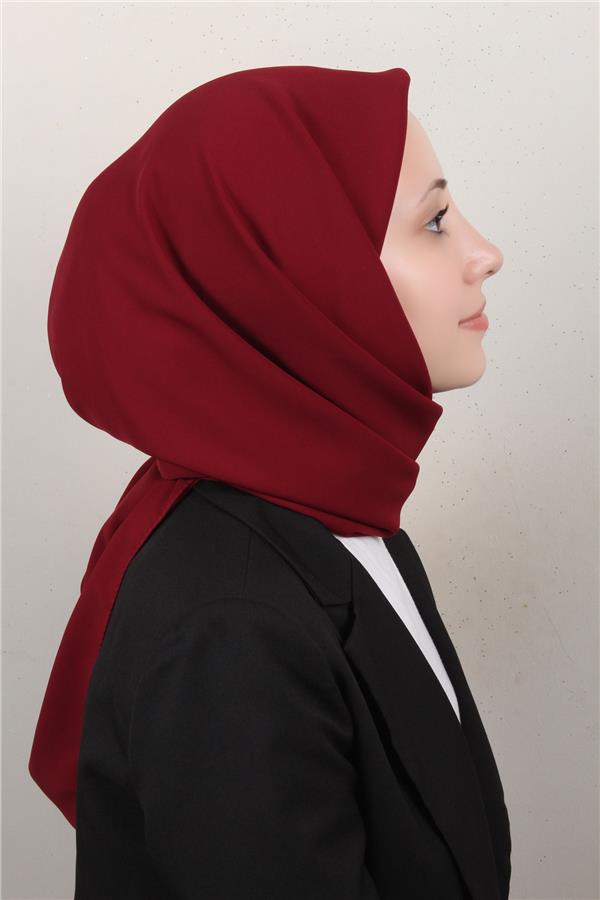 Medine İpeği Eşarp 1871-27 Bordo