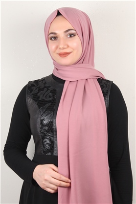 Medine İpeği Şal Lux 1363-22 Koyu Pudra