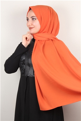 Medine İpeği Şal Lux 1363-30 Turuncu