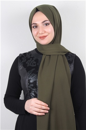 Medine İpeği Şal Lux 1363-32 Haki