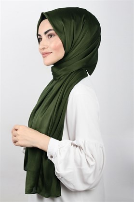 Mihrimah Şal 1377-10 Haki Yeşili