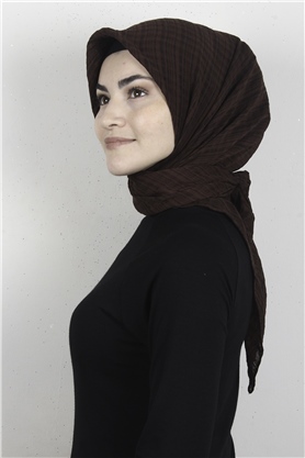 Mistik Pamuk Eşarp 4101-15 Acı Kahve