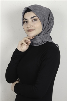 Mistik Pamuk Eşarp 4101-23 Gümüş