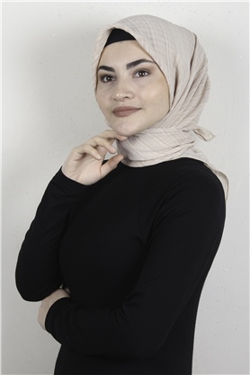 Mistik Pamuk Eşarp 4101-25 Bej