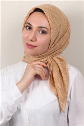 Mistik Pamuk Eşarp 4101-27 Soğan Kabuğu