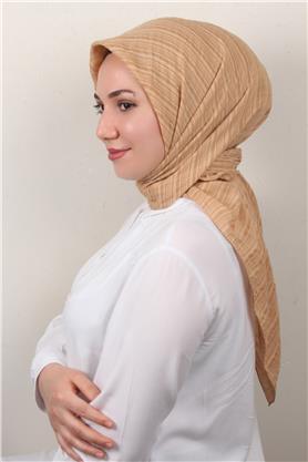 Mistik Pamuk Eşarp 4101-27 Soğan Kabuğu