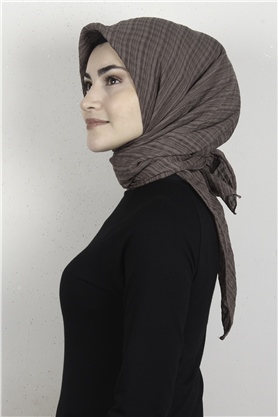 Mistik Pamuk Eşarp 4101-3 Sütlü Kahve
