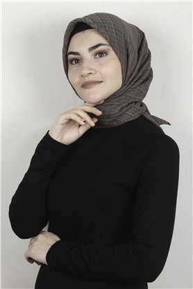 Mistik Pamuk Eşarp 4101-3 Sütlü Kahve