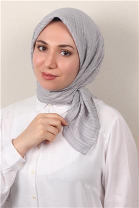 Mistik Pamuk Eşarp 4101-30 Gri