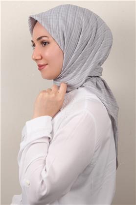 Mistik Pamuk Eşarp 4101-30 Gri
