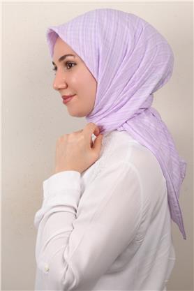 Mistik Pamuk Eşarp 4101-32 Lila
