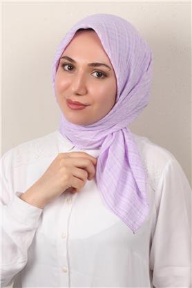 Mistik Pamuk Eşarp 4101-32 Lila