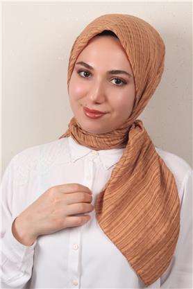 Mistik Pamuk Eşarp 4101-33 Soğan Kabuğu