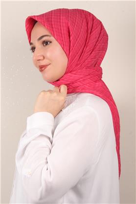 Mistik Pamuk Eşarp 4101-35 Şeker Pembe