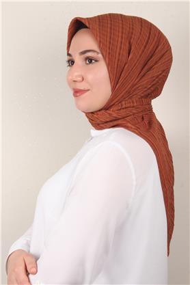 Mistik Pamuk Eşarp 4101-38 Kiremit