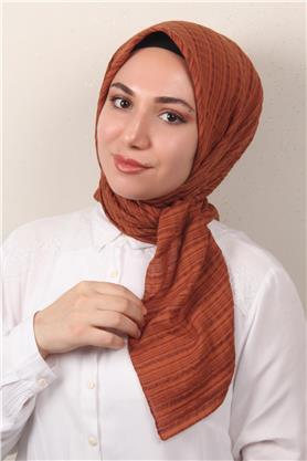 Mistik Pamuk Eşarp 4101-38 Kiremit