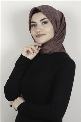 Mistik Pamuk Eşarp 4101-4 Marsala