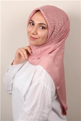 Modakaşmir İpeksi Jakar Eşarp 5355-1 Pembe