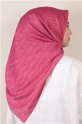Modakaşmir İpeksi Jakar Eşarp 5355-2 Pembe