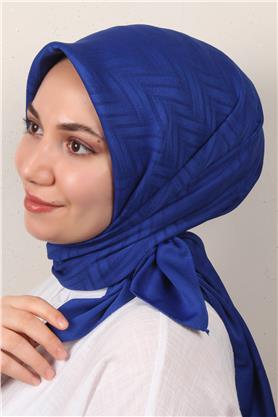 Modakaşmir İpeksi Jakar Eşarp 5355-5 Saks
