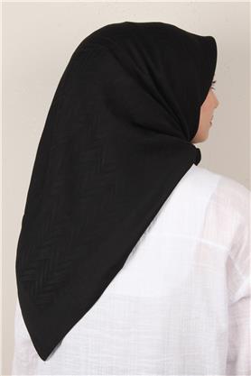 Modakaşmir İpeksi Jakar Eşarp 5355-9 Siyah