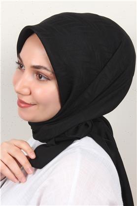 Modakaşmir İpeksi Jakar Eşarp 5355-9 Siyah