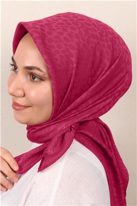 Modakaşmir İpeksi Jakar Eşarp 5356-12 Kırmızı