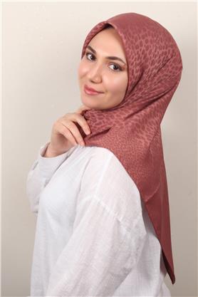 Modakaşmir İpeksi Jakar Eşarp 5356-6 Gül Kurusu