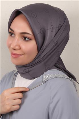 Modakaşmir İpeksi Jakar Eşarp 5357-16 Koyu Buz Mavisi