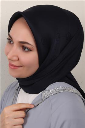 Modakaşmir İpeksi Jakar Eşarp 5357-18 Lacivert