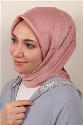 Modakaşmir İpeksi Jakar Eşarp 5357-21 Pudra