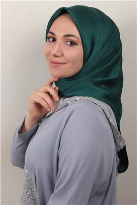 Modakaşmir İpeksi Jakar Eşarp 5357-25 Zümrüt