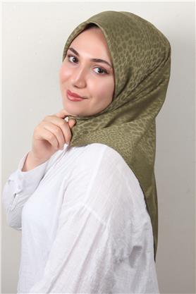 Modakaşmir İpeksi Jakar Eşarp 5356-16 Haki
