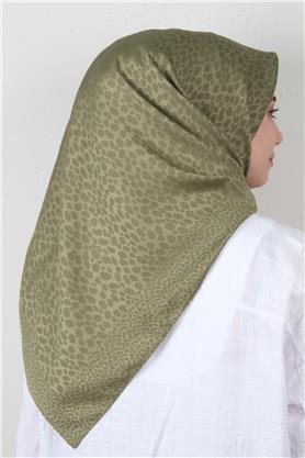 Modakaşmir İpeksi Jakar Eşarp 5356-16 Haki