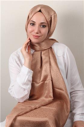 Modakaşmir Jakar Serisi 2760-13 Damla Desen Sütlü Kahve