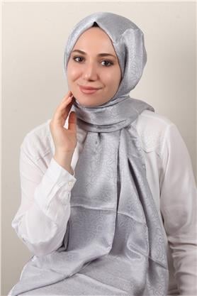 Modakaşmir Jakar Serisi 2760-3 Damla Desen Gümüş