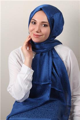 Modakaşmir Jakar Serisi 2760-5 Damla Desen Saks Mavisi