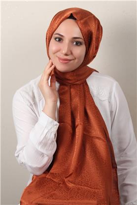 Modakaşmir Jakar Serisi 2760-9 Damla Desen Kiremit