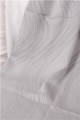 Modakaşmir Jakar Serisi 2761-13 Işıltı Desen Gümüş