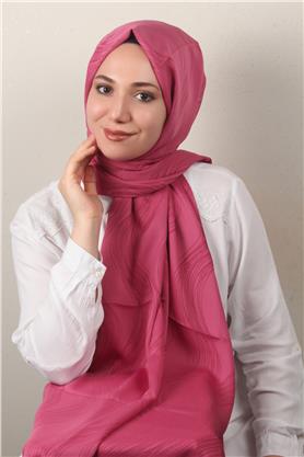 Modakaşmir Jakar Serisi 2761-6 Işıltı Desen Fuşya