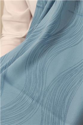 Modakaşmir Jakar Serisi 2761-8 Işıltı Desen İndigo