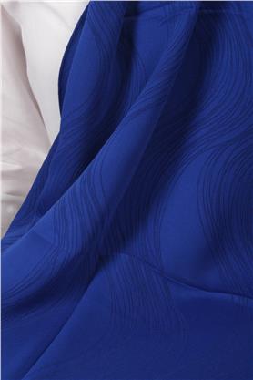 Modakaşmir Jakar Serisi 2761-9 Işıltı Desen Saks Mavisi