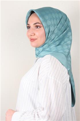 Modakaşmir Mk Desen Eşarp 5354-10 Su Yeşili