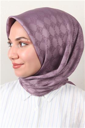 Modakaşmir Mk Desen Eşarp 5354-11 Eflatun