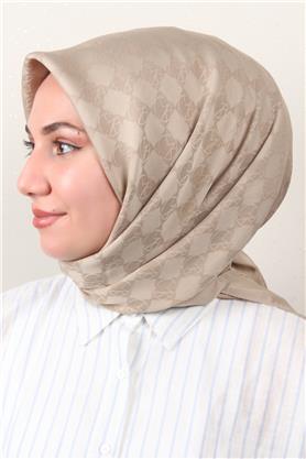 Modakaşmir Mk Desen Eşarp 5354-14 Antik Bej
