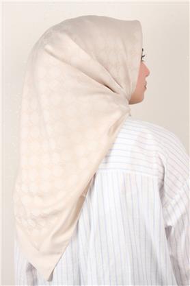 Modakaşmir Mk Desen Eşarp 5354-16 Kemik